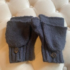 fingerless gloves with cover